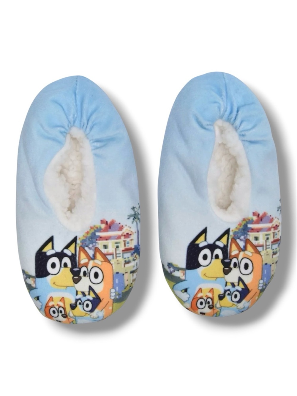 Bluey & Family Toddler Snuggle Toe Slippers - Size 2T - 3T - NWT